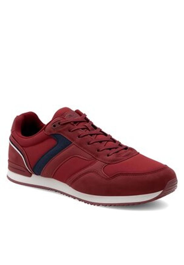 Lanetti Sneakersy MP07-01409-11 Czerwony. Kolor: czerwony. Materiał: skóra