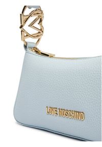 Love Moschino - LOVE MOSCHINO Torebka JC4007PP1OLB0701 Błękitny. Kolor: niebieski. Materiał: skórzane #4