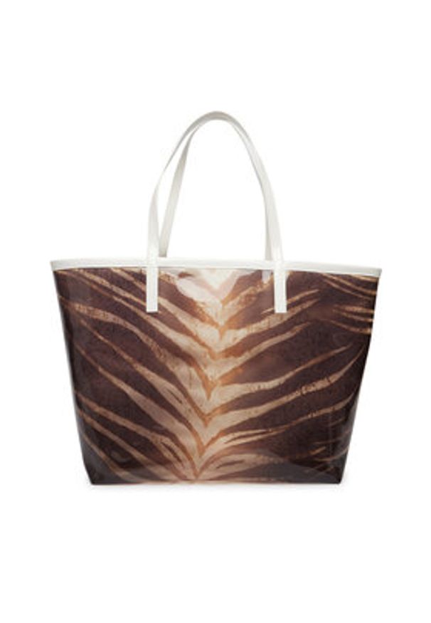 Just Cavalli Torebka 80RA4BS2 ZSB94 Brązowy. Kolor: brązowy