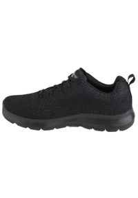 skechers - Buty do chodzenia męskie, Skechers Flex Advantage 4.0 - Handor. Kolor: czarny. Sport: turystyka piesza