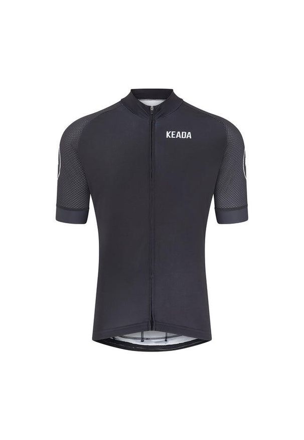 KEADA SPORTS - Damska koszulka kolarska z krótkim rękawem – Czarna. Kolor: czarny. Długość rękawa: krótki rękaw. Długość: krótkie. Sport: kolarstwo