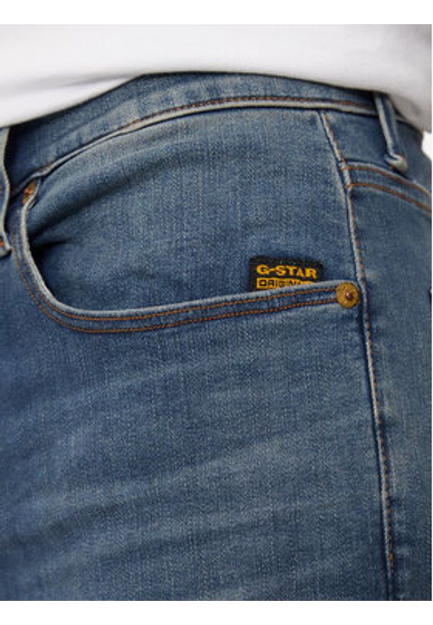 G-Star RAW - G-Star Raw Jeansy 3301 51001-8968-2965 Granatowy Slim Fit. Kolor: niebieski