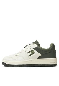 Tommy Jeans Sneakersy Tjm Basket Leather EM0EM01434 Zielony. Kolor: zielony. Materiał: skóra