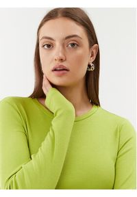 Vero Moda Bluzka Roma 10293830 Zielony Slim Fit. Kolor: zielony. Materiał: lyocell #3