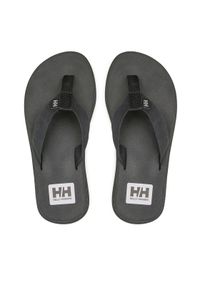 Helly Hansen Japonki W Logo Sandal 11601_990 Czarny. Kolor: czarny. Materiał: materiał