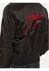 Hugo Kurtka bomber Fleura-1 50430669 Czarny Regular Fit. Kolor: czarny. Materiał: syntetyk #4