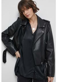 medicine - Medicine ramoneska damska kolor czarny przejściowa. Kolor: czarny. Styl: klasyczny #2