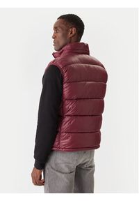 Karl Lagerfeld - KARL LAGERFELD Kamizelka 505023 554590 Bordowy Regular Fit. Typ kołnierza: dekolt w karo. Kolor: czerwony. Materiał: syntetyk #4