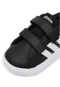 Adidas - adidas Sneakersy Grand Court 3.0 Bubble Shoes Infants KI3234 Czarny. Kolor: czarny. Materiał: skóra #5