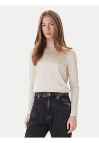 ViCOLO Bluzka TF0244 Écru Regular Fit. Materiał: wiskoza