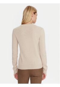 Weekend Max Mara Sweter Nitra 2525366292 Beżowy Regular Fit. Kolor: beżowy. Materiał: wełna, syntetyk #3