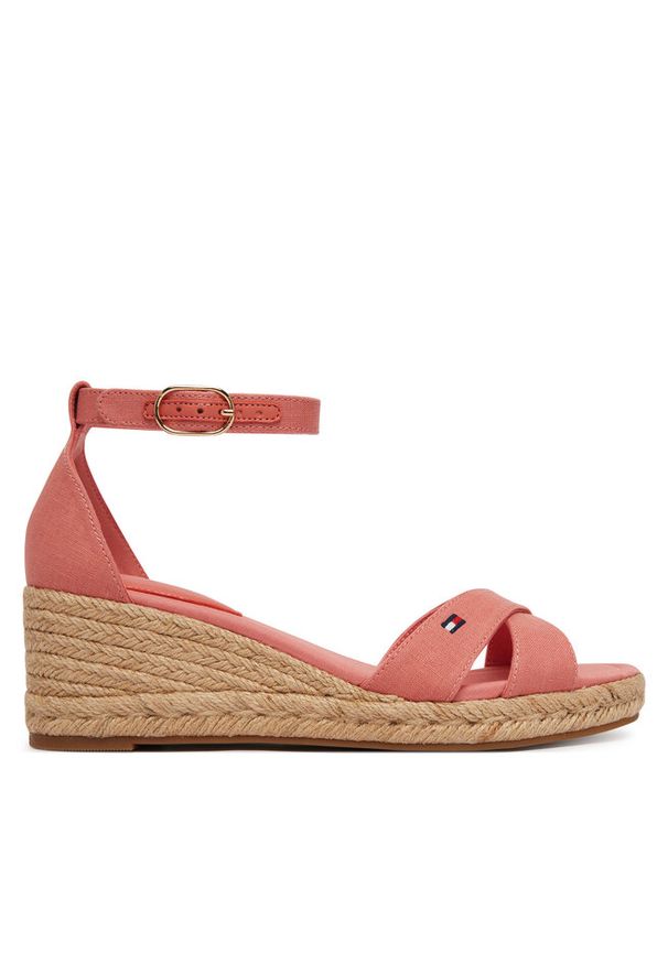 TOMMY HILFIGER - Espadryle Tommy Hilfiger. Kolor: różowy