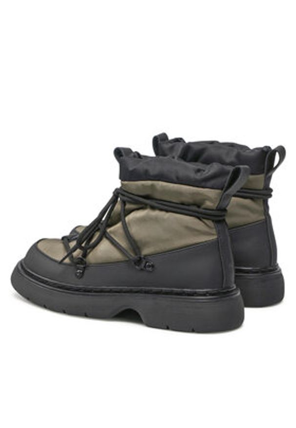 Jenny - JENNY Śniegowce WS5801-03 Zielony. Kolor: zielony. Materiał: materiał
