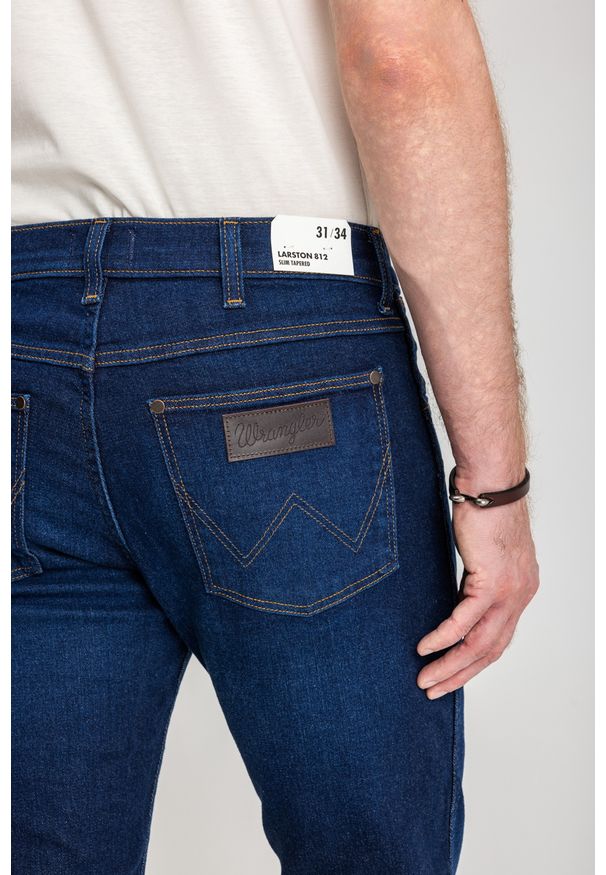 Wrangler - WRANGLER MĘSKIE SPODNIE JEANSOWE WRANGLER LARSTON NIGHT SHADE 112350845