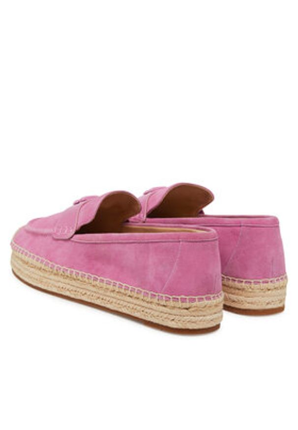 Coach Espadryle CR046 Różowy. Kolor: różowy. Materiał: zamsz, skóra