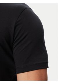 Karl Lagerfeld - KARL LAGERFELD T-Shirt 755026 563224 Granatowy Regular Fit. Typ kołnierza: dekolt w karo. Kolor: niebieski. Materiał: bawełna #3