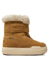 Moon Boot Śniegowce Junior Park Dtrap Boot Suede 80D3440040 Brązowy. Kolor: brązowy. Materiał: skóra, zamsz #9