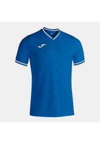 Koszulka do piłki nożnej męska Joma Toletum III. Kolor: niebieski. Sport: piłka nożna #1