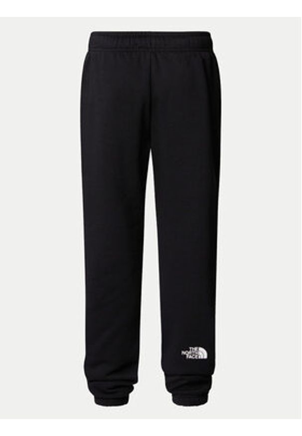 The North Face Spodnie dresowe NF0A8BHT Czarny Regular Fit. Kolor: czarny. Materiał: syntetyk, bawełna