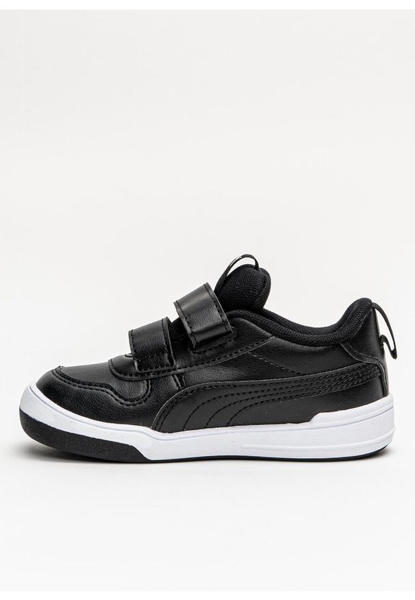 Buty sportowe dziecięce Puma Multiflex SL V INF (380741-01). Okazja: na co dzień. Zapięcie: rzepy. Kolor: czarny. Materiał: materiał. Szerokość cholewki: normalna