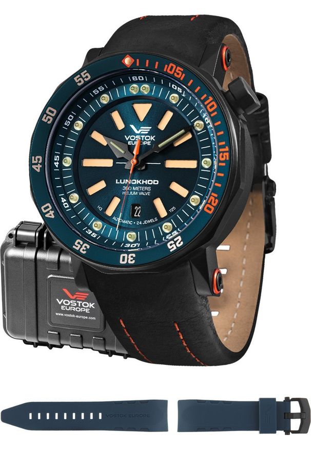 Zegarek Vostok Europe Zegarek męski Vostok Europe NH35A-620C633 niebieski. Kolor: niebieski