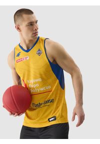 4f - 4F Koszulka meczowa replika domowa z sezonu 2023/24 męska 4F x Arka Gdynia - multikolor M. Kolor: wielokolorowy. Materiał: dzianina