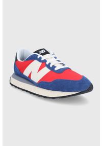 New Balance Buty MS237AC kolor granatowy. Nosek buta: okrągły. Zapięcie: sznurówki. Kolor: niebieski. Materiał: guma #2