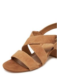 Sergio Bardi Sandały WYL4146-1Z-SB Brązowy. Kolor: brązowy. Materiał: skóra, zamsz #2