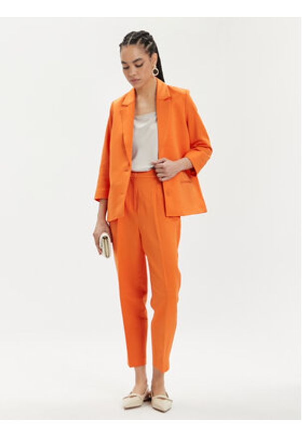 Tamaris Apparel Chinosy Comiso TAW0501 Pomarańczowy Regular Fit. Kolor: pomarańczowy. Materiał: bawełna, syntetyk