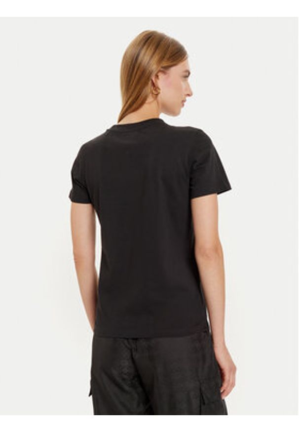 Guess T-Shirt W4BI16 I3Z14 Czarny Regular Fit. Kolor: czarny. Materiał: bawełna