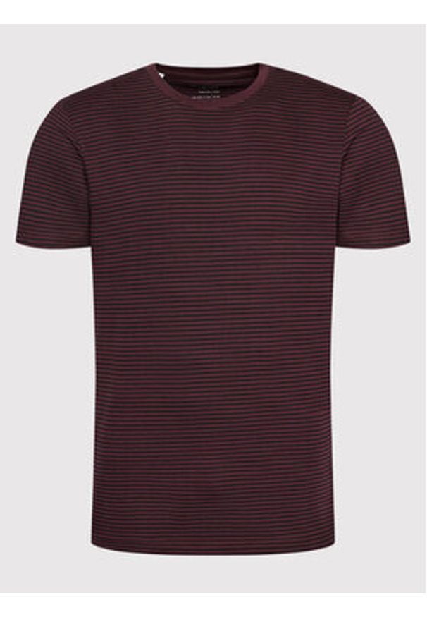 Selected Homme T-Shirt Norman 16080129 Bordowy Regular Fit. Kolor: czerwony. Materiał: bawełna