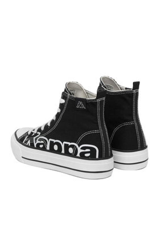 Kappa Trampki YL201408 Czarny. Kolor: czarny. Materiał: materiał