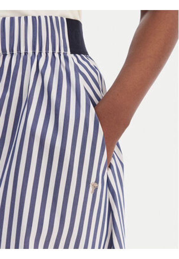 JOOP! Spódnica trapezowa Saskia 30102210 Niebieski Regular Fit. Kolor: niebieski. Materiał: bawełna