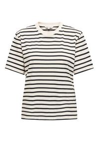 only - ONLY T-Shirt Livina 15272227 Beżowy Regular Fit. Kolor: beżowy. Materiał: bawełna