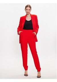 Bruuns Bazaar Spodnie materiałowe Cindysus BBW2595 Czerwony Slim Fit. Kolor: czerwony. Materiał: syntetyk, wiskoza