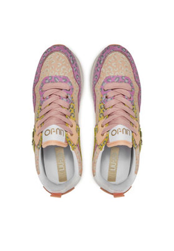 Liu Jo Sneakersy Maxi Wonder 01BA4047 PX195 Kolorowy. Materiał: zamsz, skóra. Wzór: kolorowy