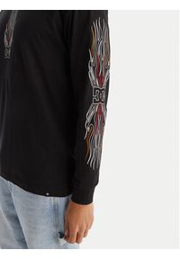 DC Shoes Longsleeve Burn Out HLS EDYZT04355 Czarny Regular Fit. Kolor: czarny. Materiał: syntetyk. Długość rękawa: długi rękaw #5