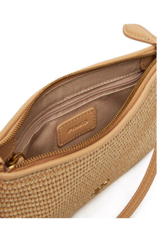 Pinko - PINKO Torebka Flat Horizontal Mini PE 25 PCPL 104277 A2CE Złoty. Kolor: złoty