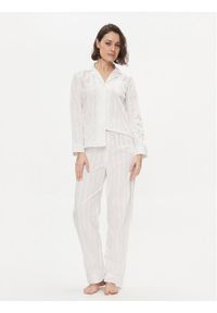 Lauren Ralph Lauren Piżama ILN92305 Biały Regular Fit. Kolor: biały. Materiał: bawełna #1