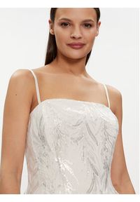 Rinascimento Sukienka koktajlowa CFC0117811003 Écru A-Line Fit. Materiał: syntetyk. Styl: wizytowy #2