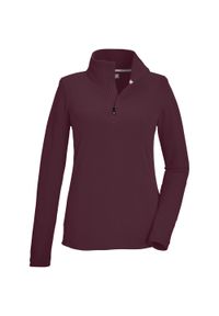 Bluza damska Killtec KSW 101 WMN FLC SHRT. Kolor: czerwony, wielokolorowy, brązowy #1