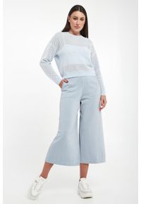 Sweter damski ażurowy z cekinami PESERICO. Wzór: ażurowy #4