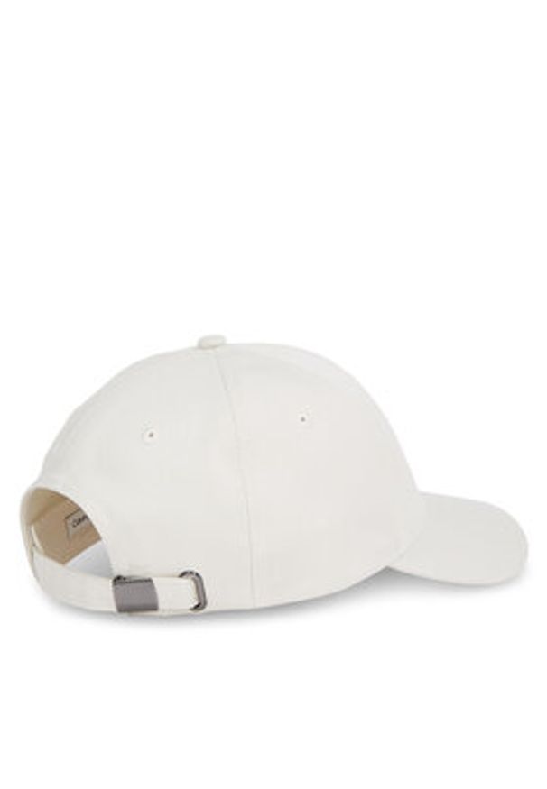 Calvin Klein Czapka z daszkiem Bombed Metal K50K512349 Écru. Materiał: bawełna, materiał