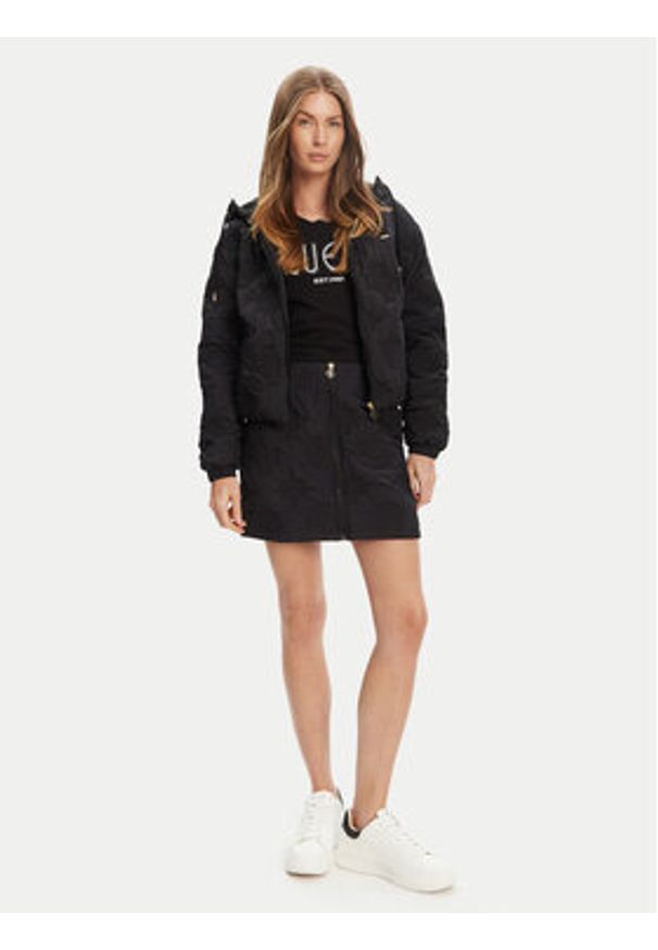 Guess Spódnica mini V5YD02 WHEB2 Czarny Regular Fit. Kolor: czarny. Materiał: syntetyk