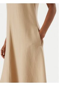 Weekend Max Mara Sukienka codzienna Egoista 2515221072 Beżowy Regular Fit. Okazja: na co dzień. Kolor: beżowy. Materiał: len. Typ sukienki: proste. Styl: casual #4