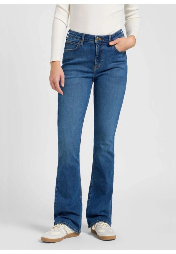 Lee - DAMSKIE SPODNIE LEE BREESE BOOT DEEP IN 112370942