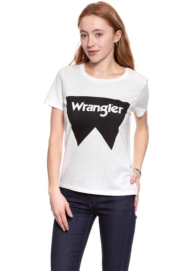 Wrangler - WRANGLER T SHIRT DAMSKI FESTIVAL TEE OFFWHITE W7016EV02 112130889