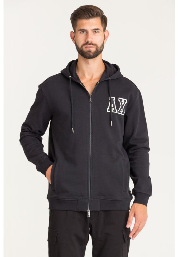 Armani Exchange - BLUZA ARMANI EXCHANGE. Typ kołnierza: kołnierzyk stójkowy, kaptur. Styl: klasyczny