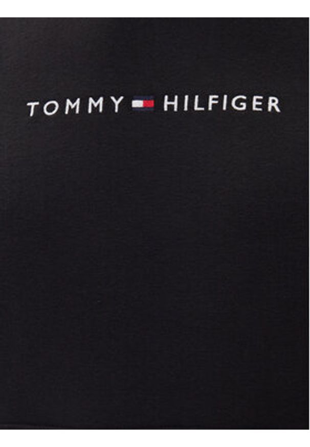 TOMMY HILFIGER - Tommy Hilfiger Bluza UM0UM03665 Czarny Regular Fit. Kolor: czarny. Materiał: bawełna