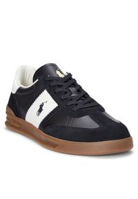 Polo Ralph Lauren Sneakersy Heritage Aera 809956119001 Czarny. Kolor: czarny. Materiał: skóra #4